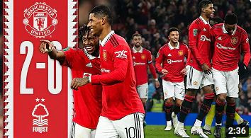 Man Utd 2-0 Nottingham Forest | Highlights