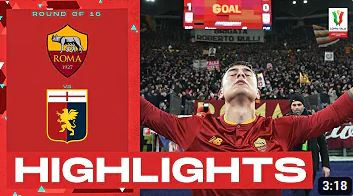 Roma-Genoa 1-0 | Dybala edges Genoa: Goal & Highlights | Coppa Italia Frecciarossa 2022/23