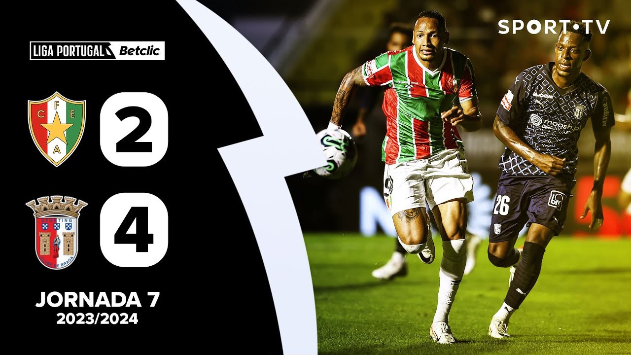 #ไฮไลท์ฟุตบอล [ อมาดอร่า 2 - 4 สปอร์ติ้ง บราก้า ] ลีกา ซาเกรส โปรตุเกส 2023/29.9.66