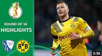 Reus leads BVB into Quarterfinals | VfL Bochum vs. BVB 1-2 | Highlights | DFB-Pokal Round of 16