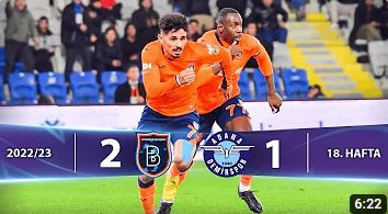 M. Başakşehir - Adana Demirspor (2-1) Highlights/Özet | Spor Toto Süper Lig - 2022/23