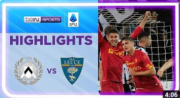 Udinese 1-1 Lecce | Serie A 22/23 Match Highlights