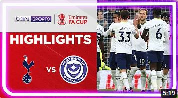 Tottenham Hotspur 1-0 Portsmouth | FA Cup 22/23 Match Highlights