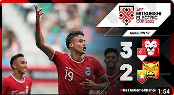 Singapore 3-2 Myanmar (AFF Mitsubishi Electric Cup 2022: Group Stage)