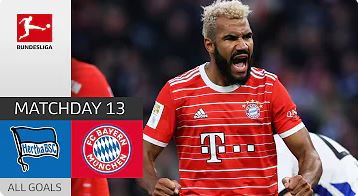 Choupo-Moting Brace & Neuer Record | Hertha Berlin - FC Bayern München 2-3 | All Goals | MD 13