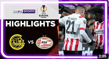 Bodø/Glimt 1-2 PSV Eindhoven | Europa League 22/23 Match Highlights
