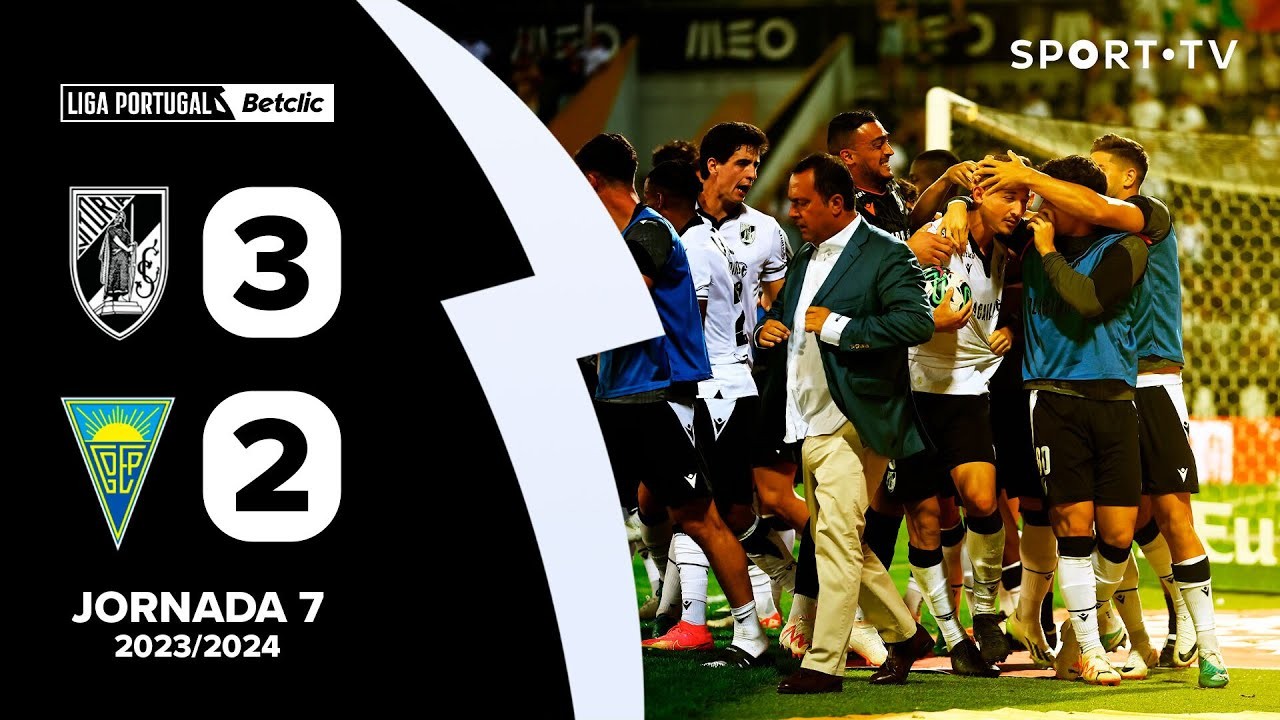 #ไฮไลท์ฟุตบอล [ วิตอเรีย กิมาไรส์ 3 - 2 เอสโตริล ] ลีกา ซาเกรส โปรตุเกส 2023/2.10.66