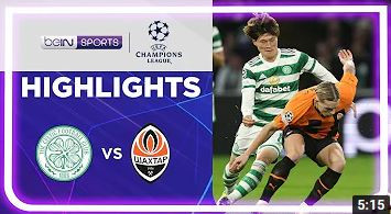Celtic 1-1 Shakhtar Donetsk | Champions League 22/23 Match Highlights