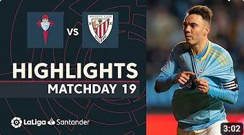 Resumen de RC Celta vs Athletic Club (1-0)