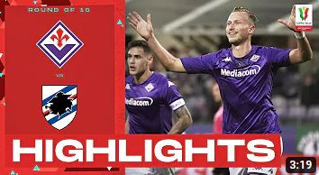 Fiorentina-Sampdoria 1-0 | Viola go through: Goal & Highlights | Coppa Italia Frecciarossa 2022/23