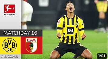 SEVEN-Goal Spectacle! | Borussia Dortmund - FC Augsburg 4-3 | All Goals | Matchday 16 – Bundesliga