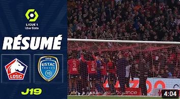 LOSC LILLE - ESTAC TROYES (5 - 1) - Résumé - (LOSC - ESTAC) / 2022-2023