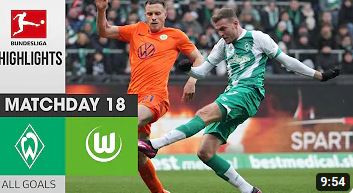 HIGHLIGHTS BUNDESLIGA 2022/23| WERDER BREMEND VS WOLFSBURG | ALL GOALS MATCHDAY 18