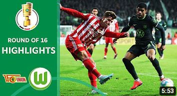 Union Berlin vs. VfL Wolfsburg 2-1 | Highlights | DFB-Pokal - Round of 16