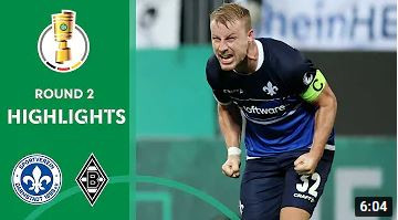 Sensation in Darmstadt | SV Darmstadt vs. Borussia M'gladbach 2-1 | Highlights | DFB-Pokal Round 2