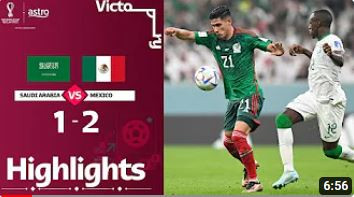 Saudi Arabia vs Mexico  - FIFA World Cup 2022