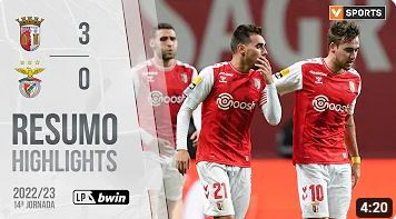 Braga 3-0 Benfica