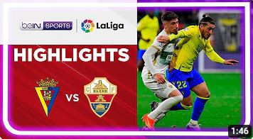 Cadiz 1-1 Elche | LaLiga 22/23 Match Highlights