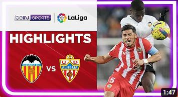 Valencia 2-2 Almeria | LaLiga 22/23 Match Highlights