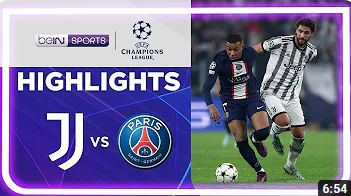 Juventus 1-2 PSG | Champions League 22/23 Match Highlights