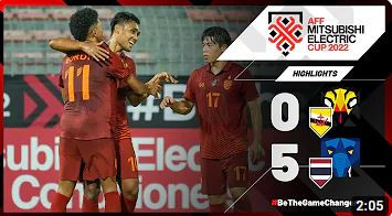 Brunei DS 0-5 Thailand (AFF Mitsubishi Electric Cup 2022: Group Stage)