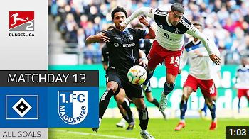 HSV Lost vs. Last Place | Hamburger SV - 1.FC Magdeburg 2-3 | All Goals | MD 13 – Bundesliga 2 22/23