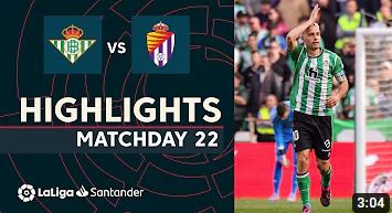 Resumen de Real Betis vs Real Valladolid (2-1)