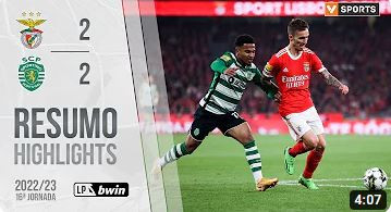 Highlights | Resumo: Benfica 2-2 Sporting (Liga 22/23 #16)