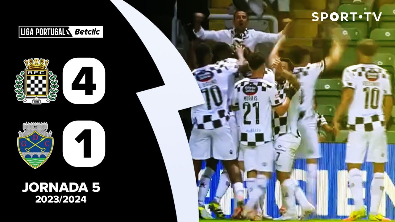 #ไฮไลท์ฟุตบอล [ เบาวิสต้า เอฟซี 4 - 1 จีดี ชาเวซ ] ลีกา ซาเกรส โปรตุเกส 2023/19.9.66