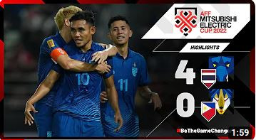 Thailand 4-0 Philippines (AFF Mitsubishi Electric Cup 2022: Group Stage)