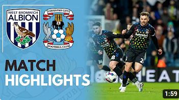 West Bromwich Albion 1-0 Coventry City | Match Highlights