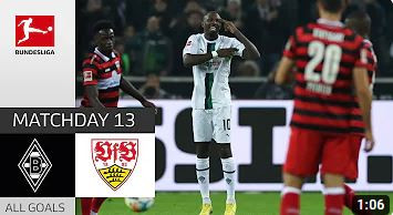 Borussia M'gladbach - VfB Stuttgart 3-1 | All Goals | MD 13 – Buli 22/23