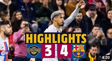 HIGHLIGHTS I INTERCITY 3-4 BARÇA | COPA DEL REY