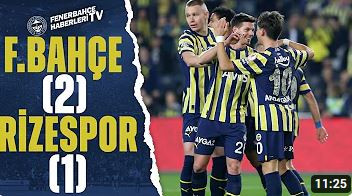 Fenerbahçe 2-1 Rizespor GENİŞ MAÇ ÖZETİ (Ziraat Türkiye Kupası Son 16 Turu) 19.01.2023