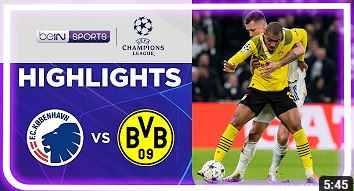 FC Copenhagen 1-1 Borussia Dortmund | Champions League 22/23 Match Highlights