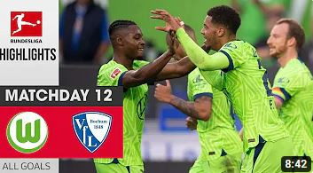 HIGHLIGHTS BUNDESLIGA 2022 - 2023| WOLFSBURG - BOCHUM | ALL GOALS MATCHDAY 12