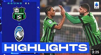 Sassuolo-Atalanta 1-0 | Laurienté stunner edges Atalanta: Goal & Highlights | Serie A 2022/23