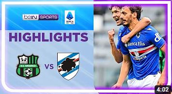 Sassuolo 1-2 Sampdoria | Serie A 22/23 Match Highlights