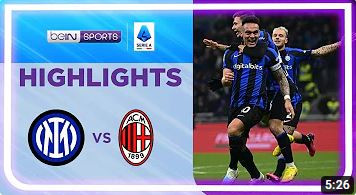 Inter Milan 1-0 AC Milan | Serie A 22/23 Match Highlights