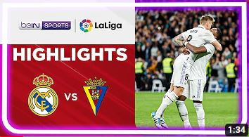 Real Madrid 2-1 Cadiz | LaLiga 22/23 Match Highlights