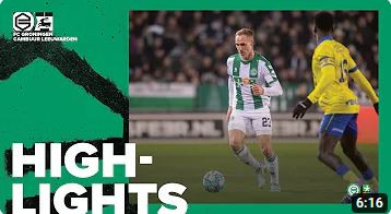 Highlights: FC Groningen - Cambuur Leeuwarden