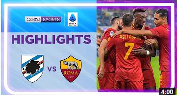 Sampdoria 0-1 AS Roma | Serie A 22/23 Match Highlights