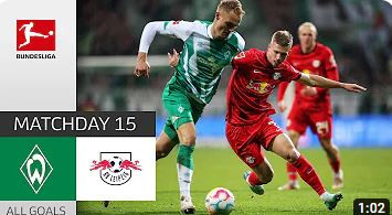 Leipzig moves on to 2nd place! | Bremen - RB Leipzig 1-2 | All Goals | Matchday 15 – Bundesliga