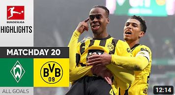 HIGHLIGHTS BUNDESLIGA 2022/23 | WERDER BREMEN - BORUSSIA DORTMUND | ALL GOALS MATCHDAY 20