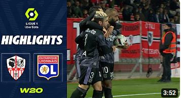 AC AJACCIO - OLYMPIQUE LYONNAIS (0 - 2) - Highlights - (ACA - OL) / 2022-2023