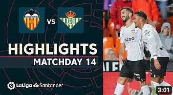 Resumen de Valencia CF vs Real Betis (3-0)