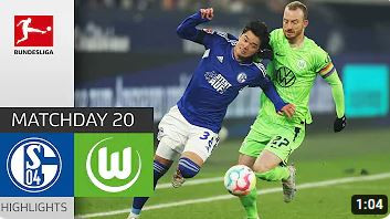 Schalke 04 - Wolfsburg 0-0 | HLs | MD 20 – Bundesliga