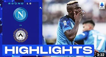 Napoli-Udinese 3-2 | Napoli end 2022 at the top: Goals & Highlights | Serie A 2022/23