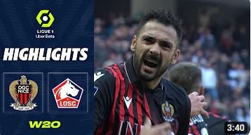 OGC NICE - LOSC LILLE (1 - 0) - Highlights - (OGCN - LOSC) / 2022-2023