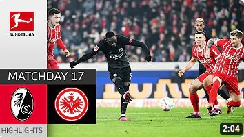 SC Freiburg - Eintracht Frankfurt 1-1 | Highlights | Matchday 17 – Bundesliga 2022/23